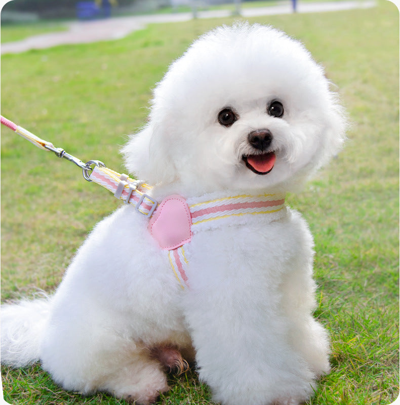 Summer Breathable Chest Vest Pet Walking Leash Small Medium Pets